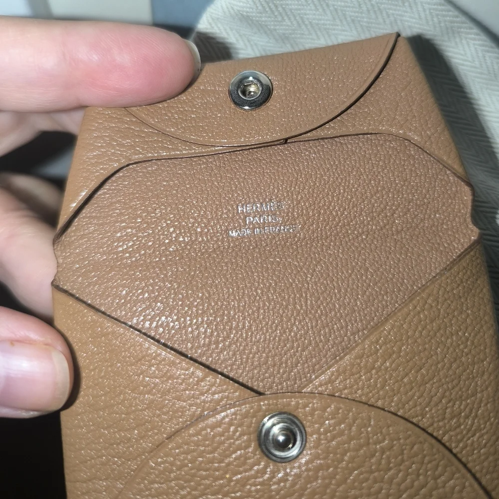 Hermès Bastia Change Purse In Quebracho Chevre Mysore Goatskin - Picture 11 of 17